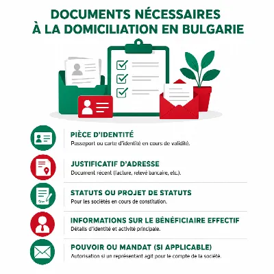 Les documents nécessaires pour la domiciliation en Bulgarie