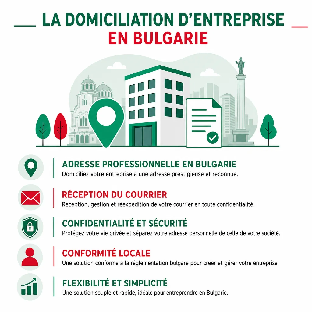 La domiciliation d'entreprise en Bulgarie