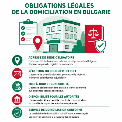Les obligations légales liées à la domiciliation en Bulgarie