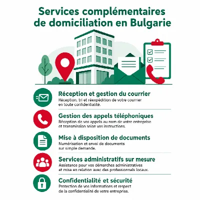 Services complémentaires de la domiciliation en Bulgarie