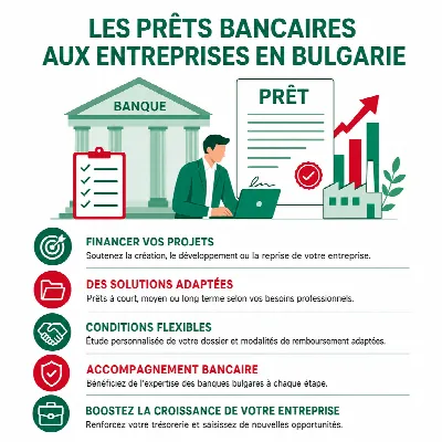 Prêts bancaires aux entreprises en Bulgarie : banques, conditions et démarches